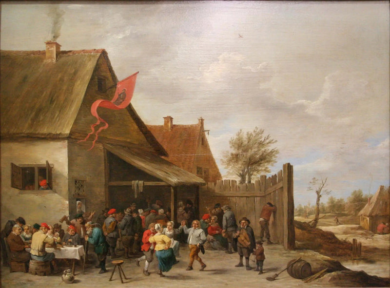 Pyhän Yrjänän Markkinat - David Teniers nuorempi