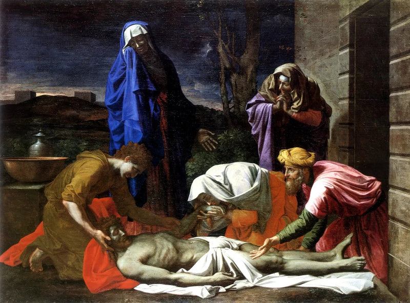 Kristuksen kuoleman suru - Nicolas Poussin