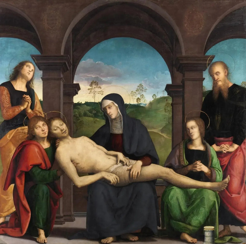 Kristuksen kuoleman suru - Pietro Perugino