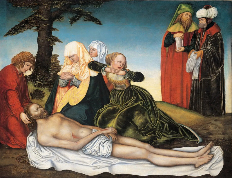 Kristuksen kuolleen ruumiin valitus - Lucas Cranach vanhempi