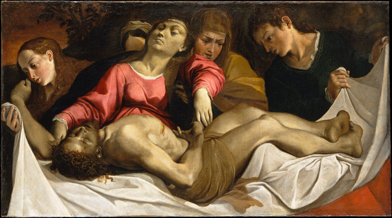 Kristuksen kuolleen ruumiin valitus - Ludovico Carracci