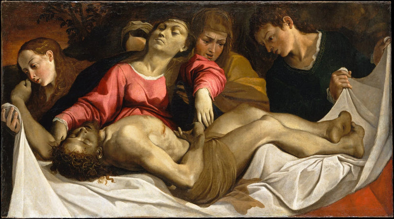 Kristuksen kuolleen ruumiin valitus - Ludovico Carracci