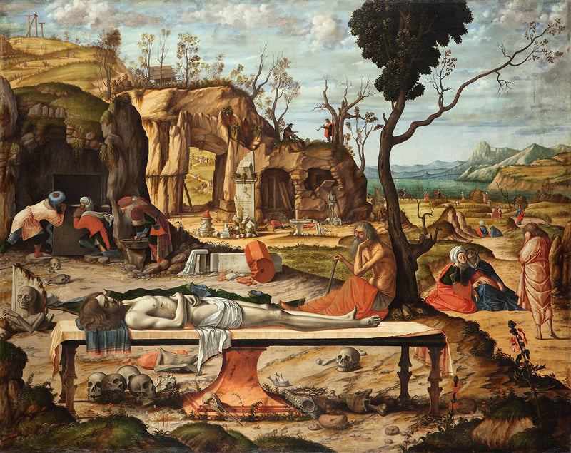 Kristuksen kuolleen ruumiin valitus - Vittore Carpaccio