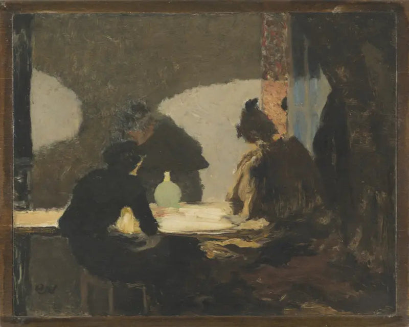 Vihreä lamppu - Édouard Vuillard