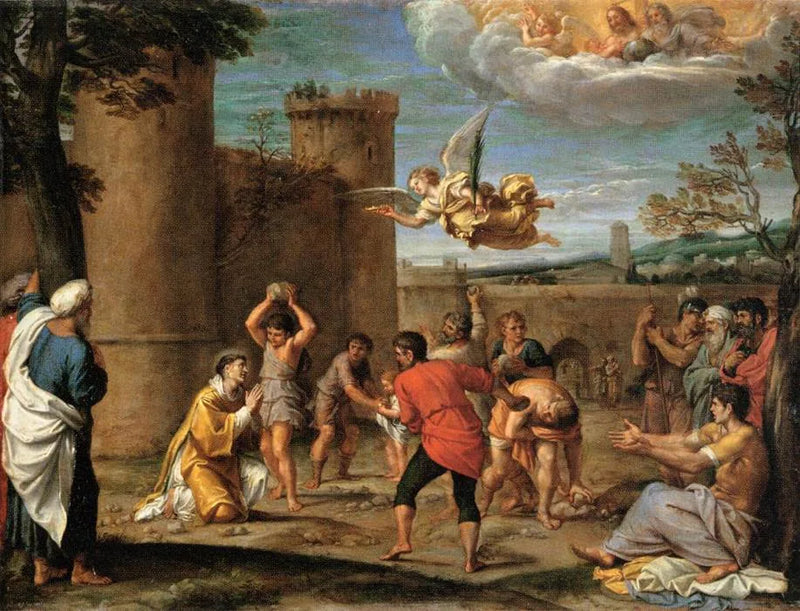 Pyövelitys Pyhän Stephanoksen - Annibale Carracci