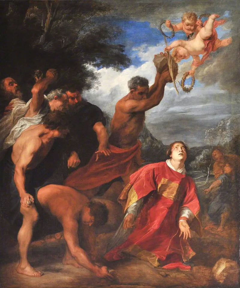 Pyövelitys Pyhän Stefanoksen - Antoine van Dyck