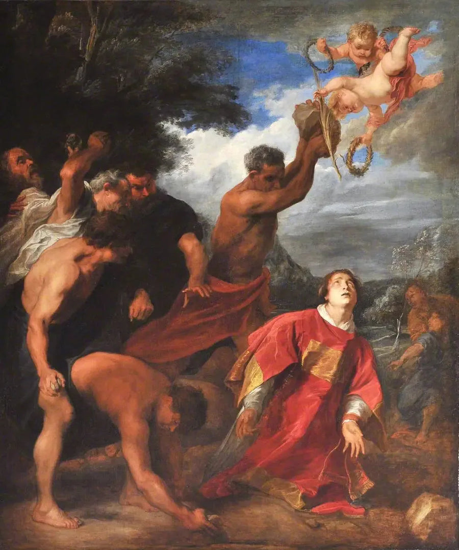 Pyövelitys Pyhän Stefanoksen - Antoine van Dyck