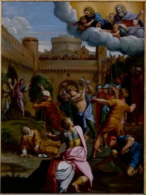 Pyövelitys Pyhän Stefanoksen - Domenichino