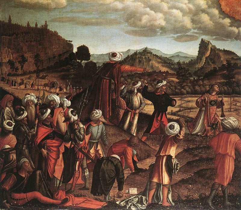 Pyövelitys Pyhän Stefanoksen - Vittore Carpaccio