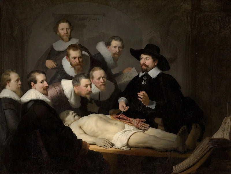 Tohtori Tulppan anatomian oppitunti - Rembrandt