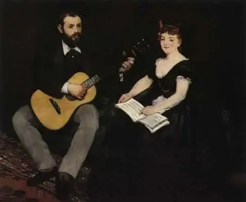 Musiikkitunti - Édouard Manet