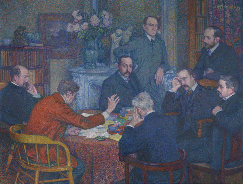 Émile Verhaerenin lukukokemus - Théo van Rysselberghe