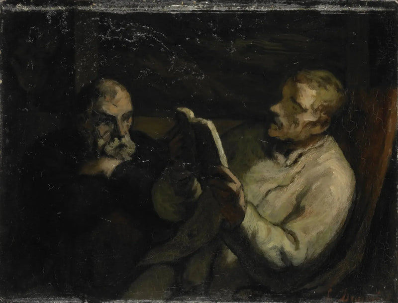 Lukeminen - Honoré Daumier