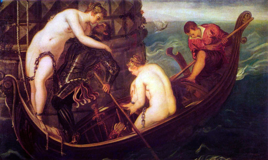 Arsinoén vapauttaminen - Jacopo Tintoretto