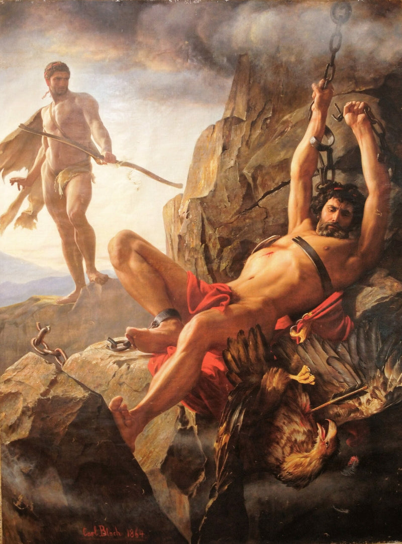 Prometheuksen vapauttaminen - Carl Heinrich Bloch