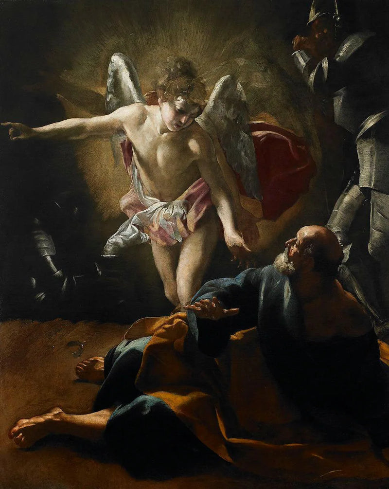 Saint-Pietren vapauttaminen - Giovanni Lanfranco