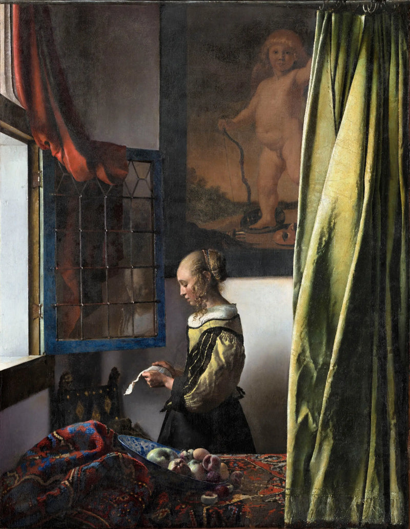 Ikkunassa oleva lukija - Johannes Vermeer