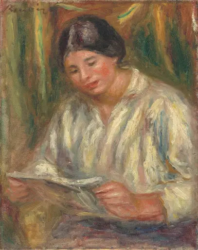 Valkoinen lukija - Pierre-Auguste Renoir