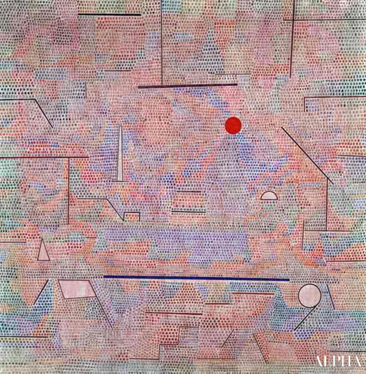 La lumière et quelque - Paul Klee - Reproductions de tableaux et peintures haut de gamme