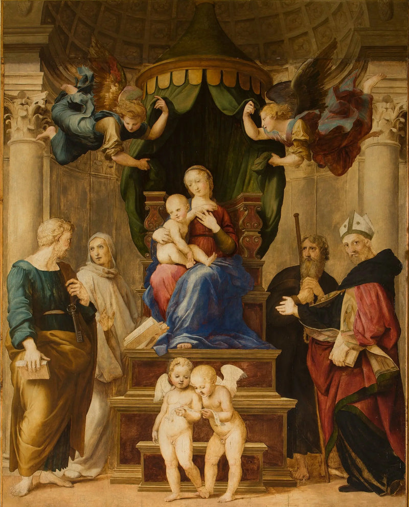 Kaaren alla oleva Madonnan kuva - Raphael Sanzio