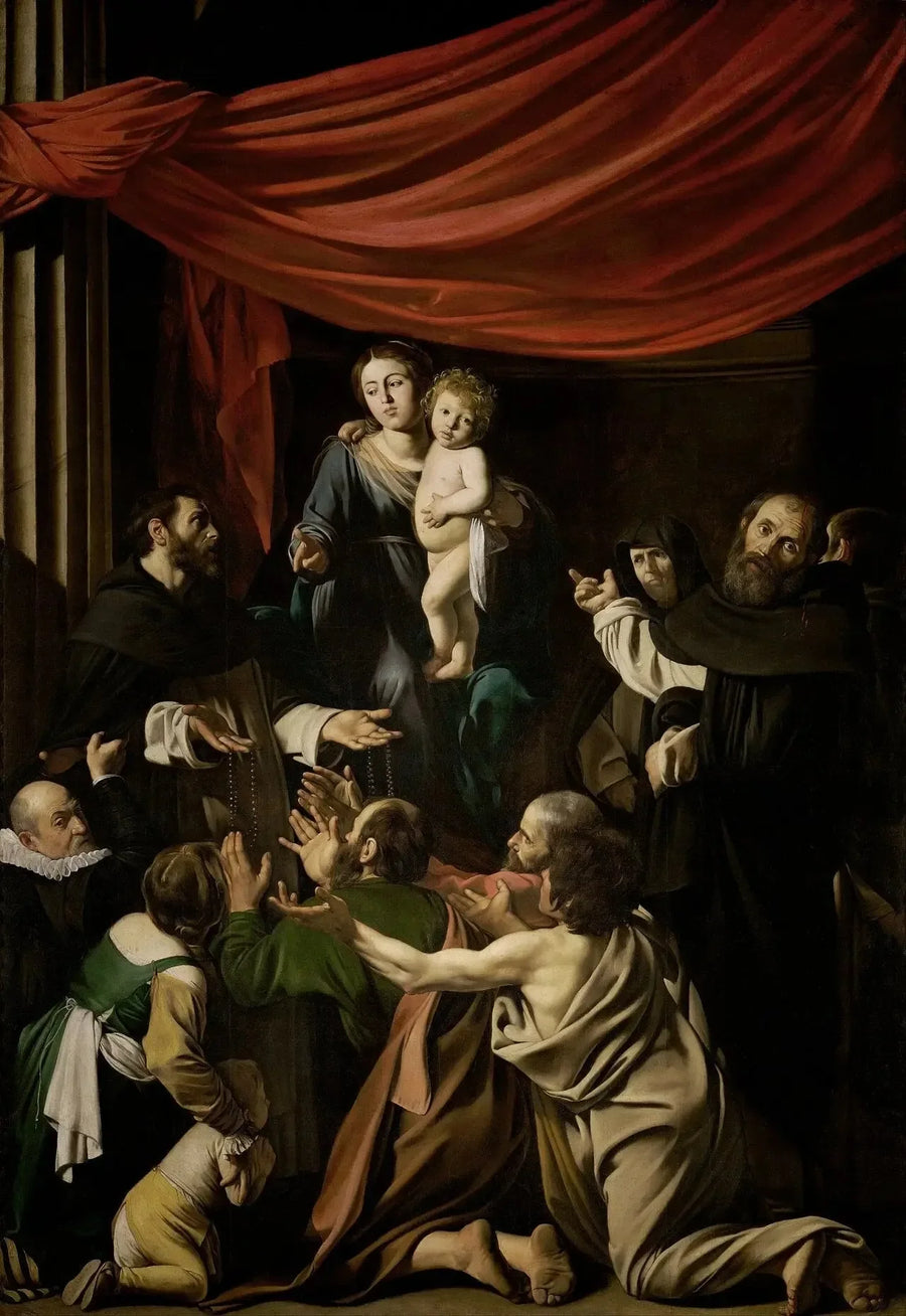 Ruusukranssin Madonna - Caravaggio