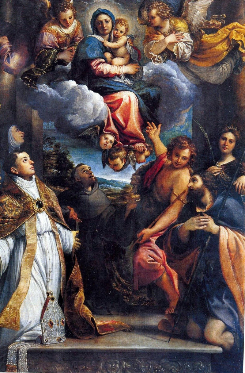 Kunnian Madonna pyhien kanssa - Annibale Carracci