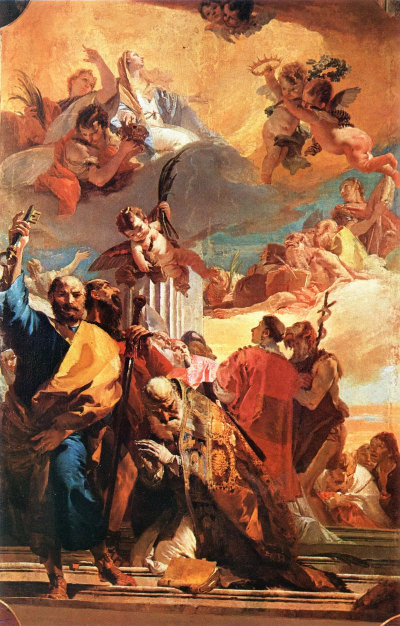 Kunnian Madonna pyhien kanssa - Giovanni Battista Tiepolo