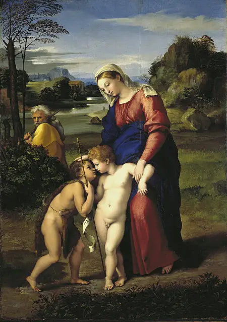 Passeggiokävelyn Madonna - Raphael Sanzio