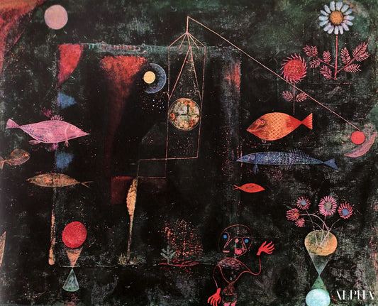 La magie du poisson - Paul Klee - Reproductions de tableaux et peintures haut de gamme