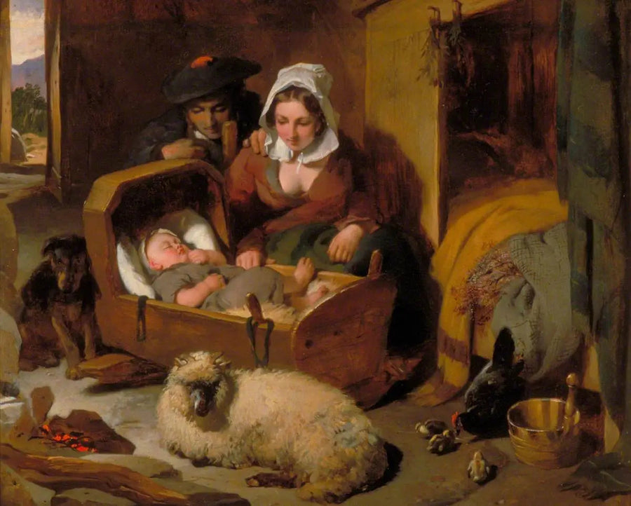 Highlandin paimen talo - Edwin Henry Landseer