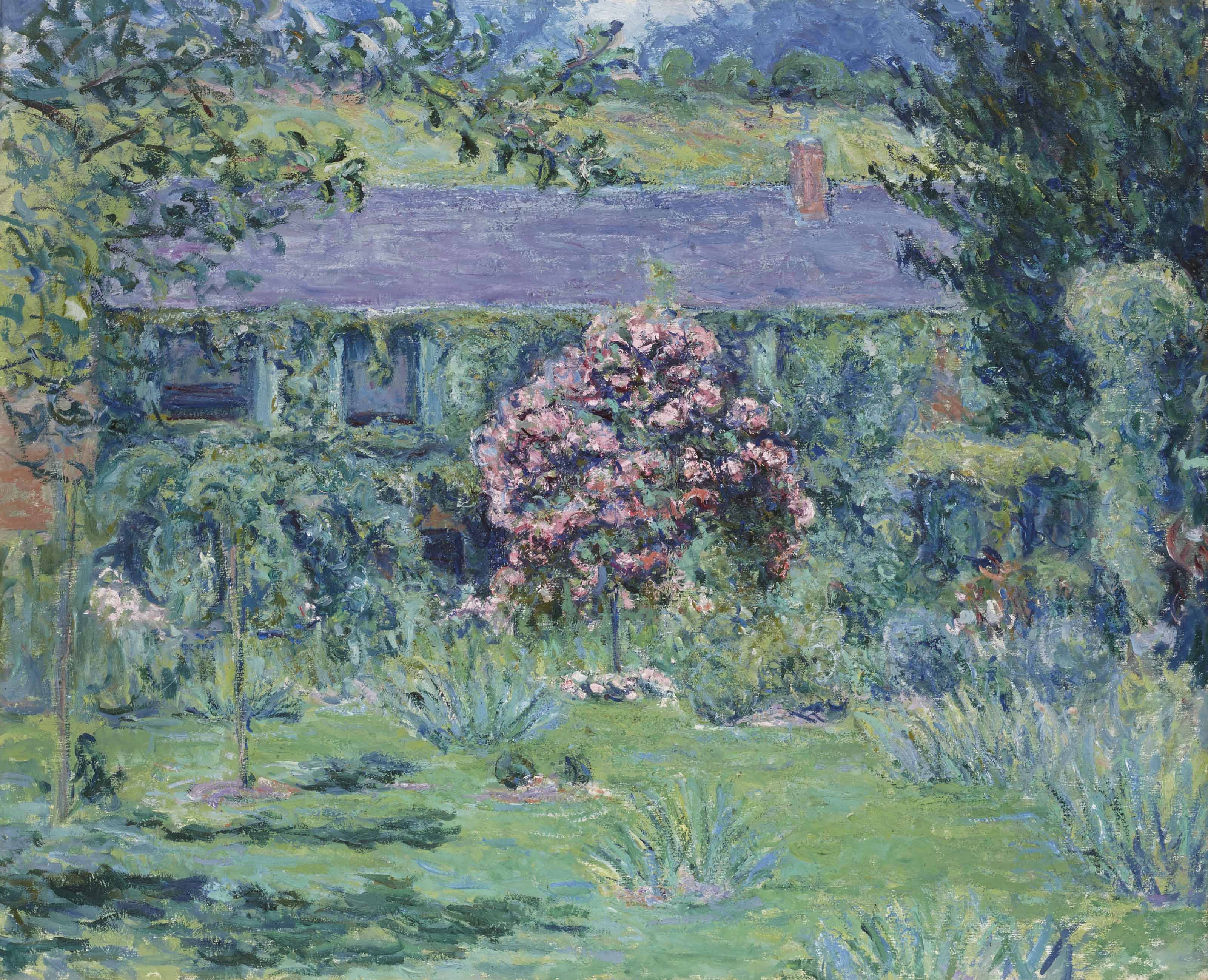 La maison de Monet à Giverny - Blanche Hoschedé Monet image 1 copie de tableau peinte à la main