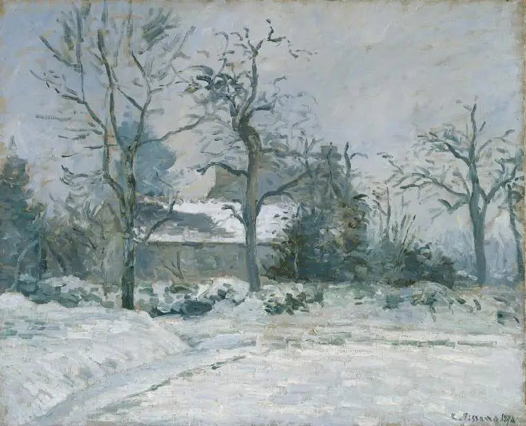Pietten Talo, Montfoucault, lumiefekti - Camille Pissarro