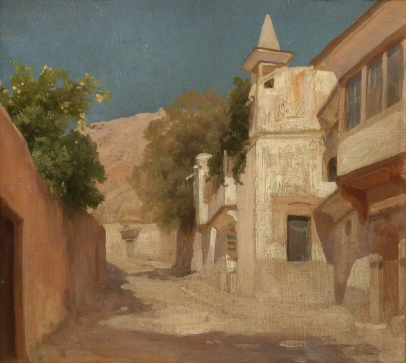 Richardin ja Isobel Burtonin talo Damaskoksessa - Frederic Leighton