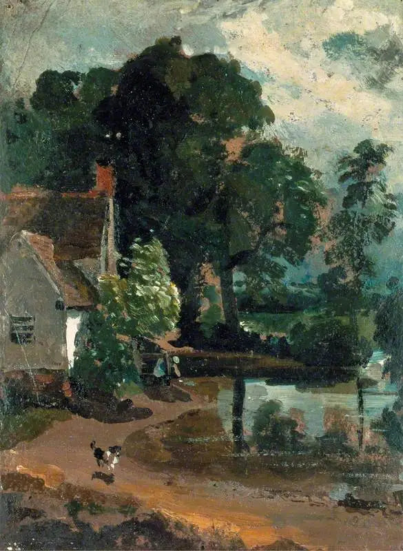 Willy Lottin talo, lähellä Flatfordin myllyä - John Constable