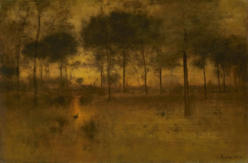 Heronin talo - George Inness