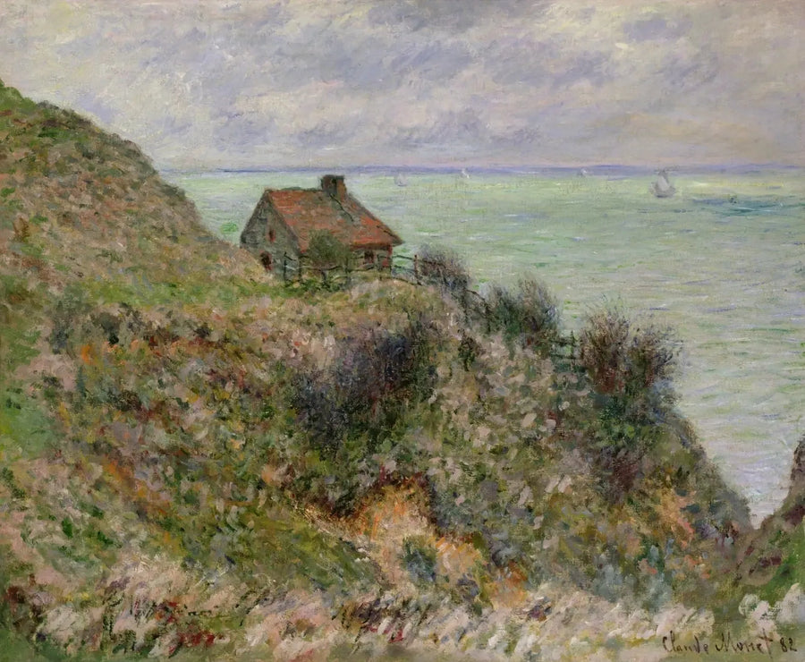 Kalastajan talo, pilvinen sää - Claude Monet