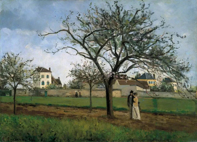 Isä Gallienin talo, Pontoise - Camille Pissarro