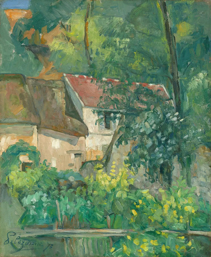 Isä Lacroixin talo, Auvers-sur-Oise - Paul Cézanne