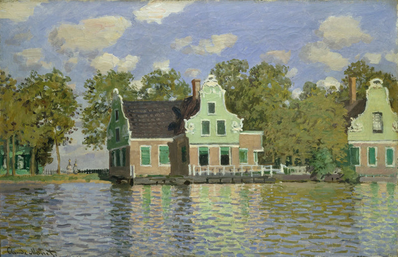 Talo Zaan-joella Zaandamissa - Claude Monet