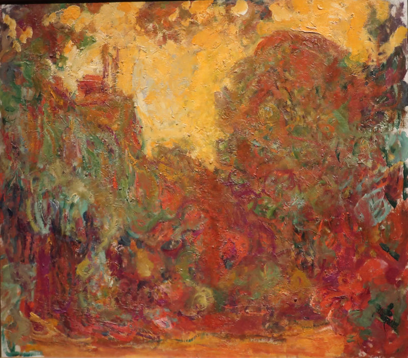 Talo ruusupuutarhasta nähtynä - Claude Monet