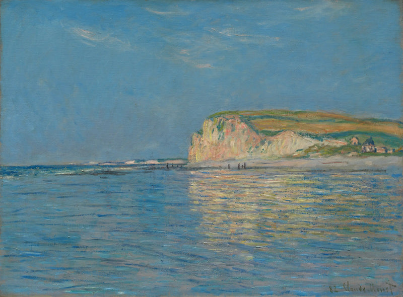 Ebbe Pourvillessä, lähellä Dieppeä, vuonna 1882 - Claude Monet