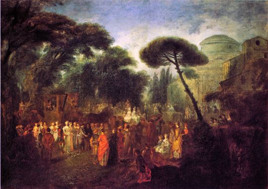 Kylän morsian - Antoine Watteau