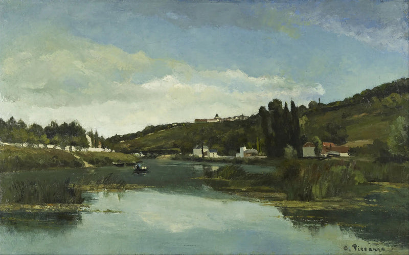La Marne Chennevières'ssa - Camille Pissarro