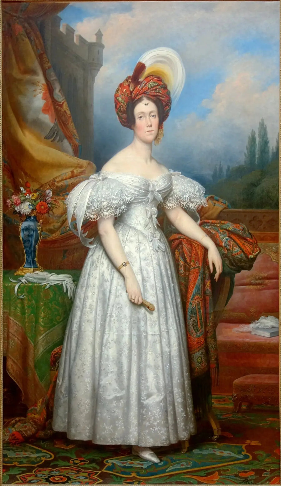 Marquise Charles de Bethisy, syntynyt Adèle-Mathilde-Emmanuelle de Guernonval d'Esquelbecq - Charles de Steuben