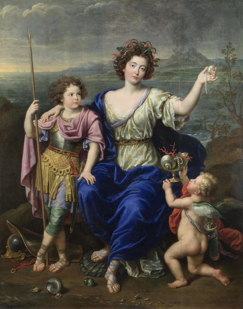 Seignelay'n markiisi ja kaksi hänen poikaansa - Pierre Mignard