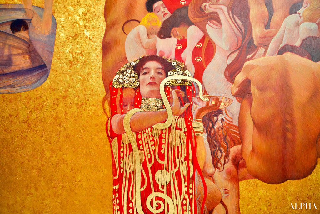 La Médecine – Une Œuvre Réimaginée de Gustav Klimt par Master Apollon | 180 x 270 cm Reproductions de tableaux à la