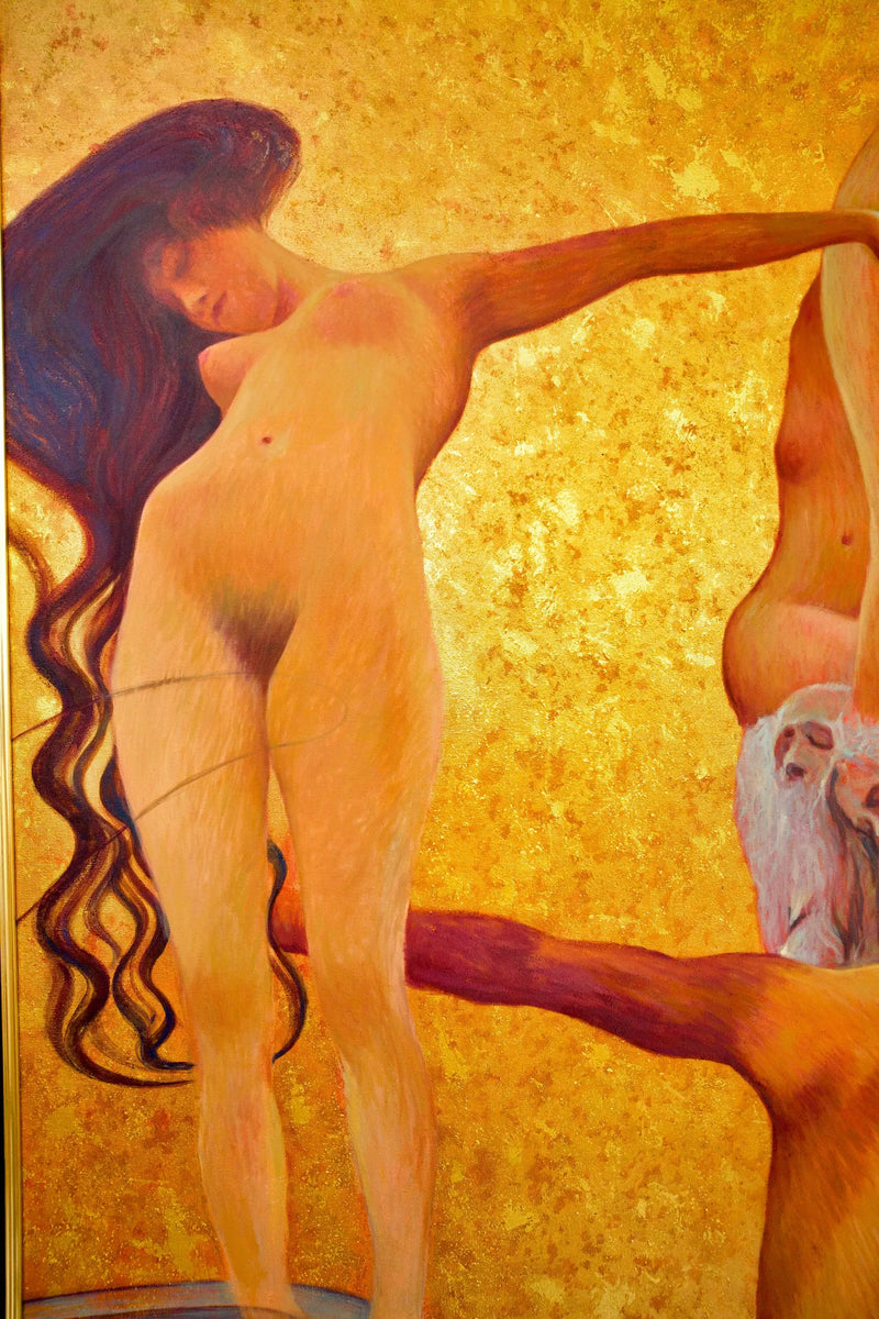 Lääketiede – Gustav Klimtin uudelleenkuviteltu teos Master Apollonin toimesta | 180 x 270 cm