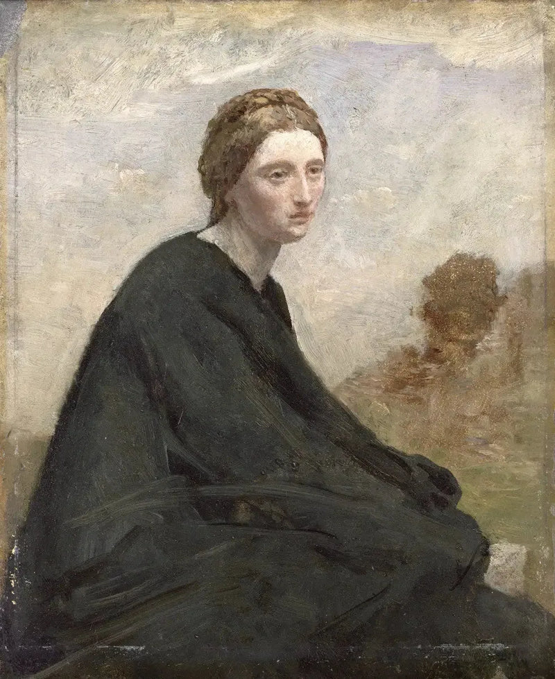 Meditaatio - Jean-Baptiste Camille Corot
