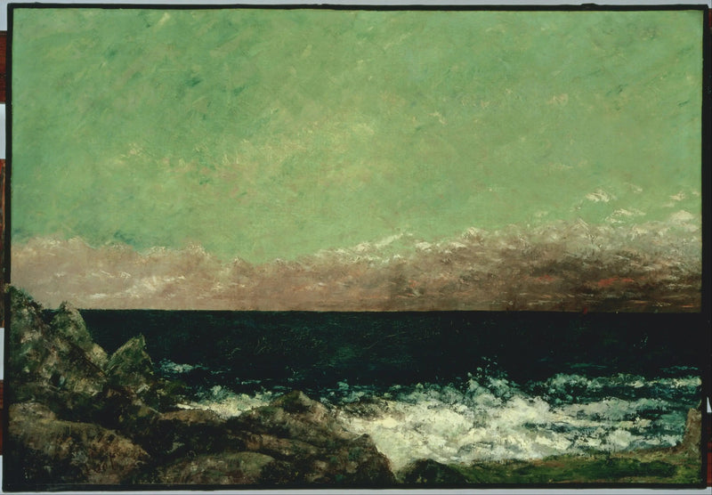 Välimeri - Gustave Courbet