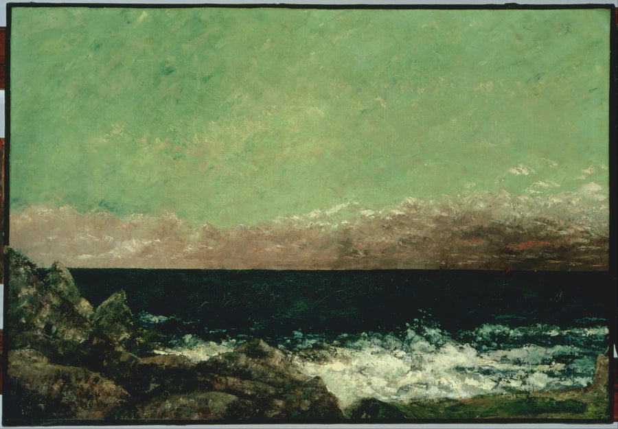 Välimeri - Gustave Courbet